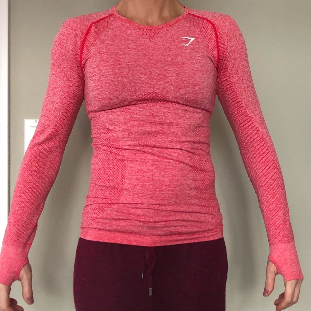 gym shark long sleeved top